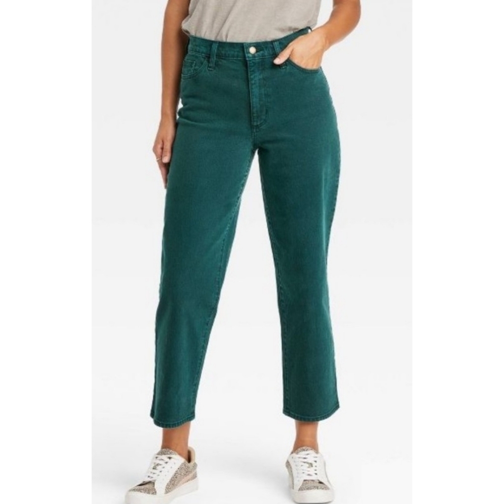 Universal Thread Vintage straight Ankle jeans Teal Size 00